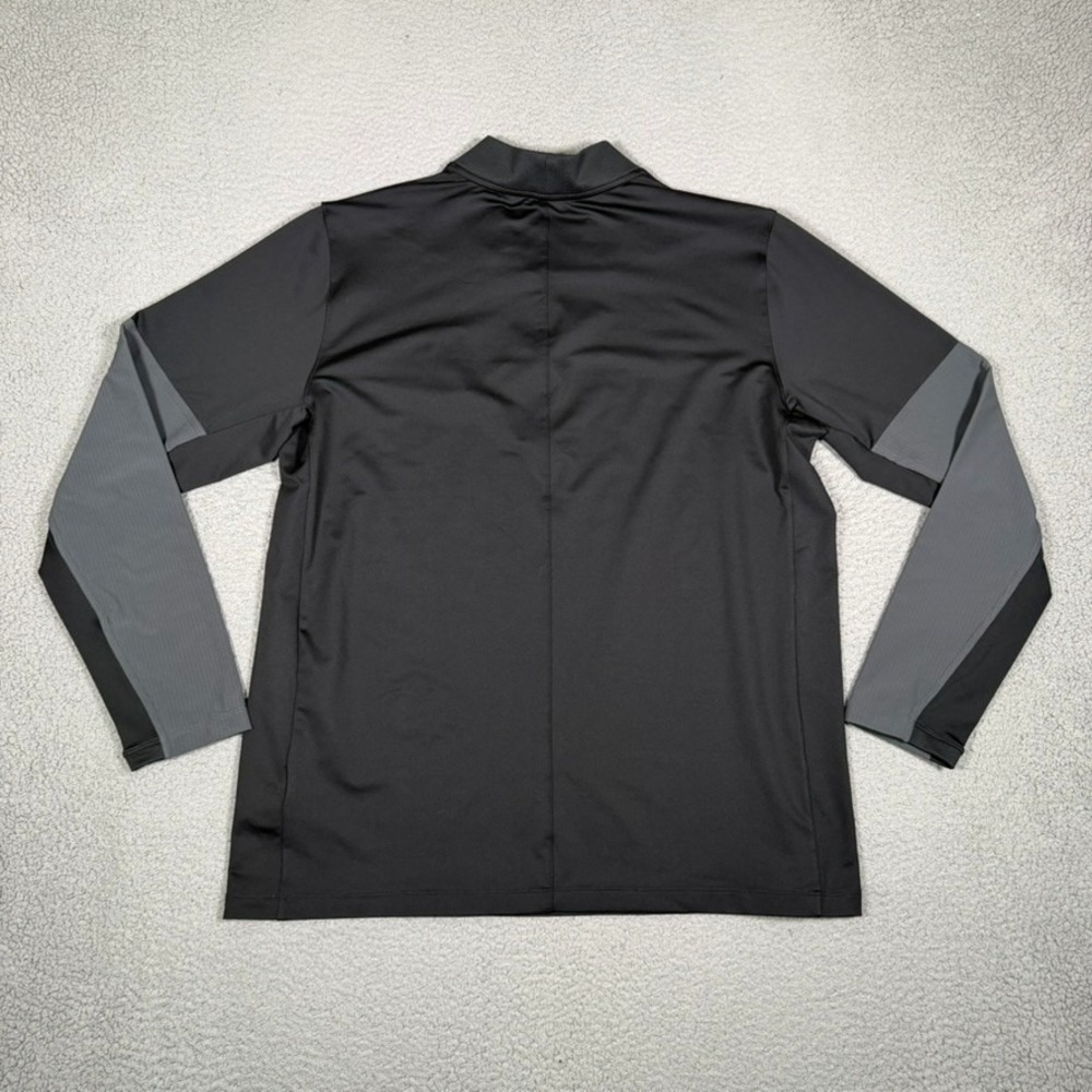 Nike Shirt Mens XL Black 1/4 Zip Pullover Performance Stretch Casual Preppy Logo - Picture 13 of 13